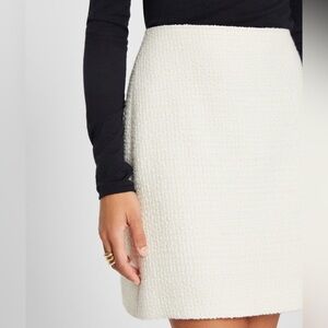 Club Monaco NWOT cream mini skirt Size 10